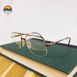 VTG Safilo ELASTA Italy Eyeglass Frames Tortoise Aviator 56[]16 / 5-5 / 3714A/N